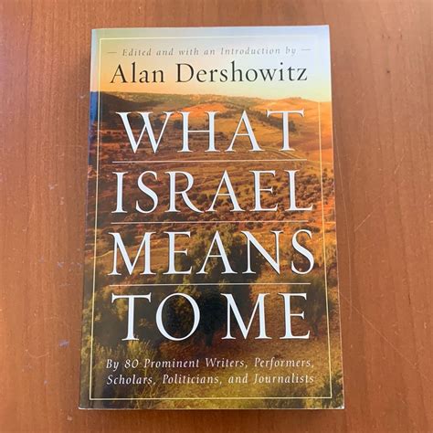 What Israel Means To Me