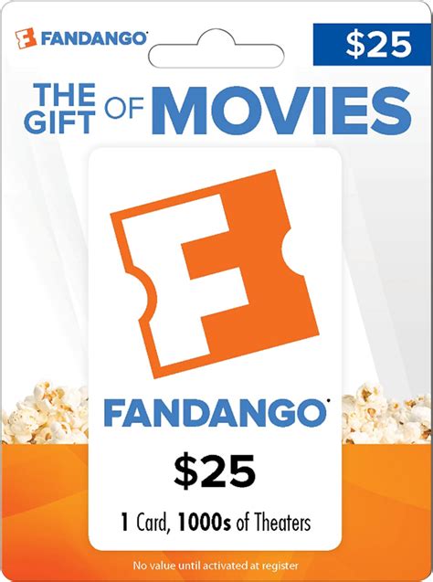 What Movie Theatres Accept Fandango Gift Cards