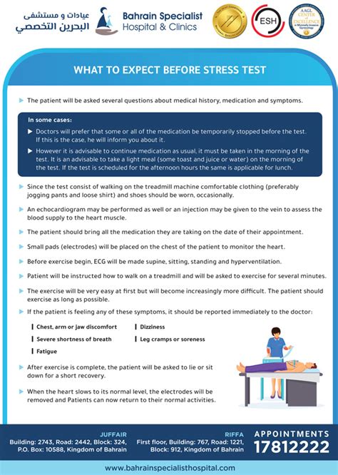 What Not to Do Before a Stress Test