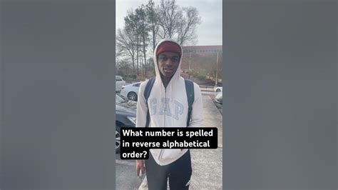 What Number Is Spelled In Reverse Alphabetical Order