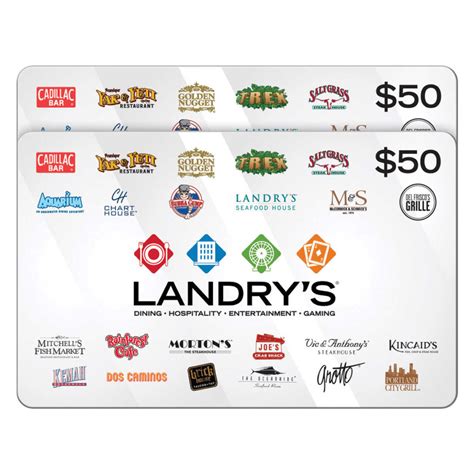 What Restaurants Accept Landrys Gift Cards