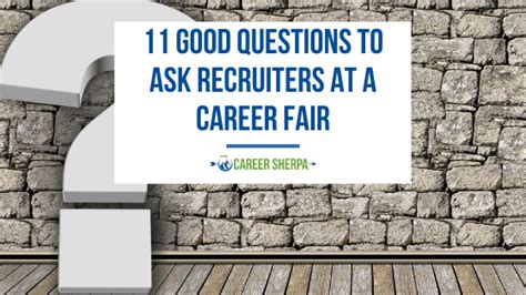 What To Ask At Career Fair