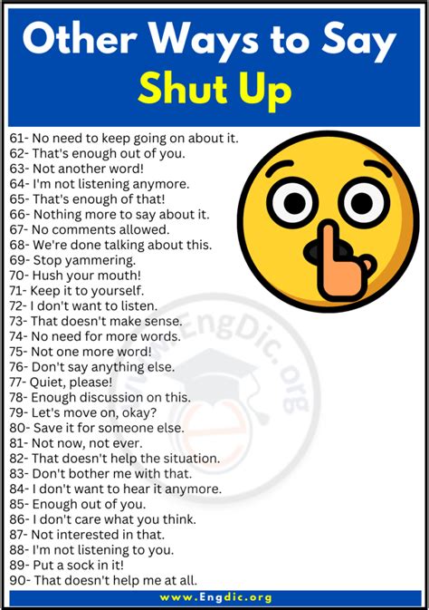 What To Say And When To Shut Up