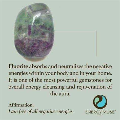 What absorbs negative energy