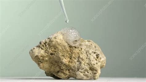 What acid will dissolve limestone