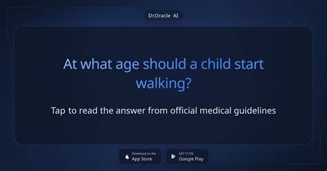 What age should kids start walking