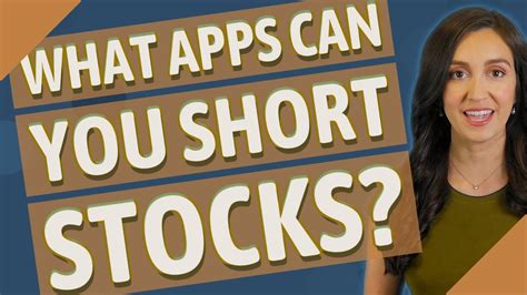 What apps can you short stocks. Things To Know About What apps can you short stocks. 