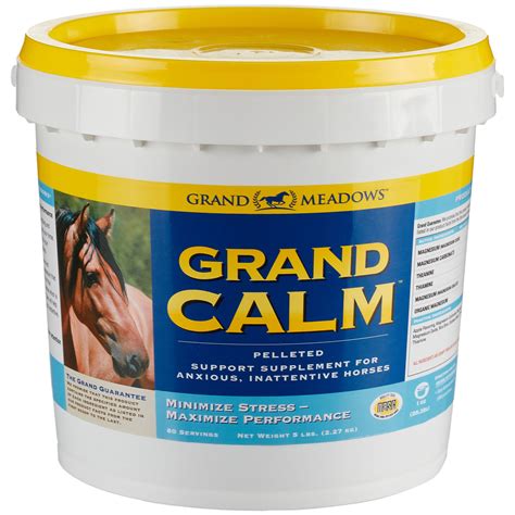 What are Calming Supplements for Horses? Grand Meadows