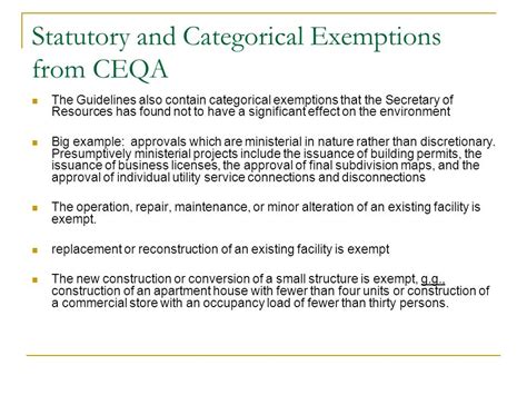 What are Exemptions Under CEQA and How Are They …