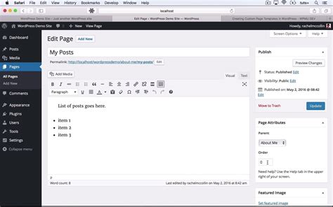 What are WordPress Pages Jordan Web Solutions