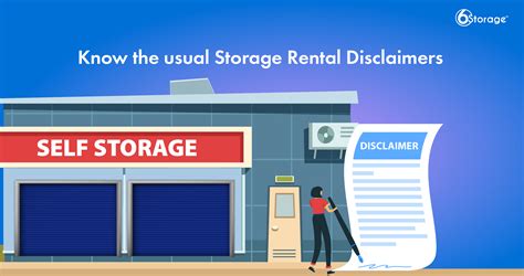 What are all the Storage Rental Disclaimers that you need to know ...