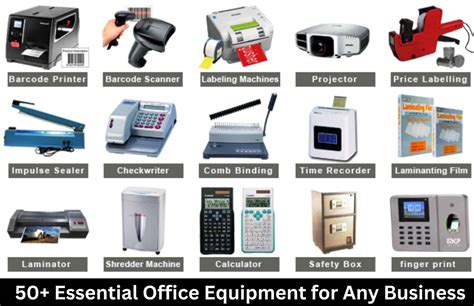 What are basic office equipment
