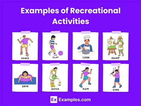 What are examples of fun activities