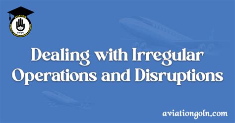 What are irregular operations in aviation