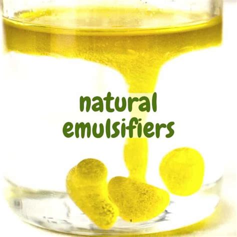 What are natural emulsifiers.  They&rsquo;re often the reason our lotions ...