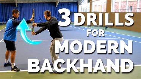 What are some good drills for one handed backhands?