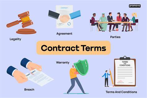 What are standard contract terms