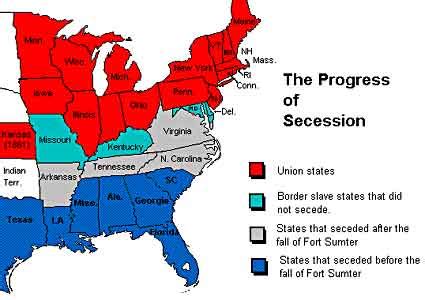 What are the 11 states that seceded from the Union and joined …