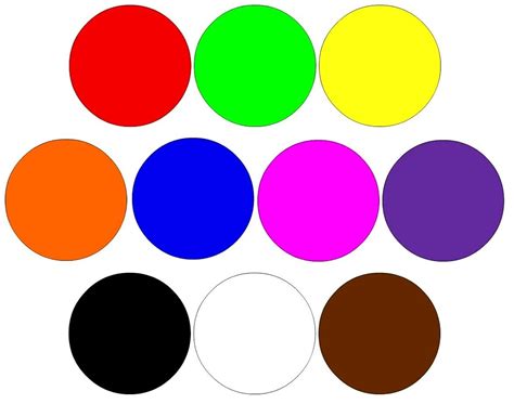 What are the 12 basic colors