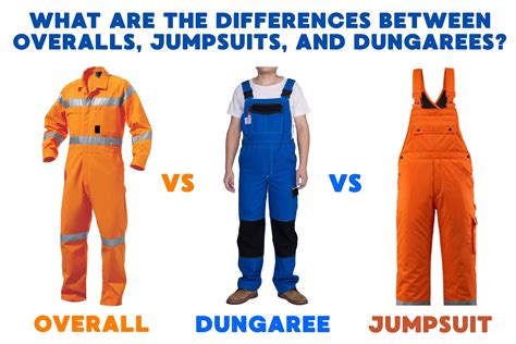 What are the Differences between Overalls, Jumpsuits, and Dungarees?