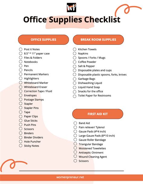 What are the basic needs for a small office