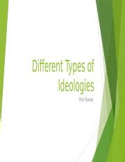 What are the different types of ideologies? - eNotes.com