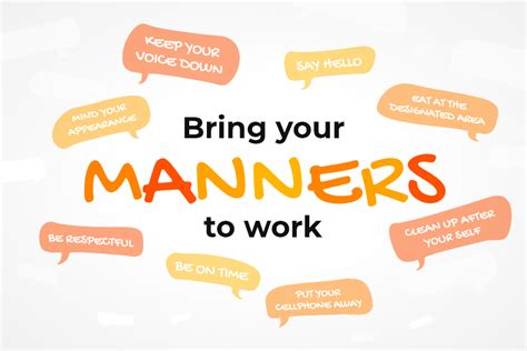 What are the five basic manners
