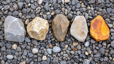 What are the five rocks