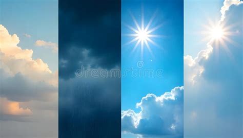 What are the four basic sky conditions