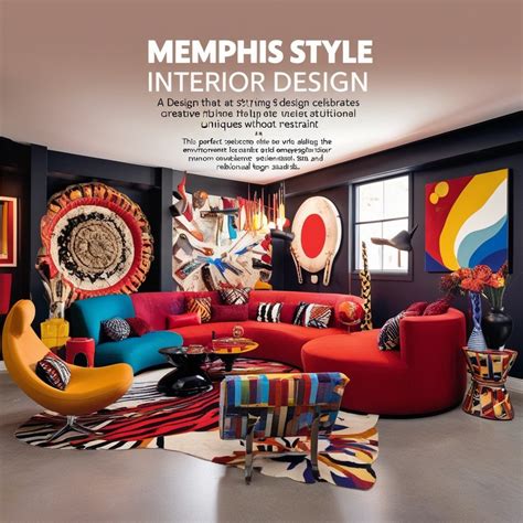 What are the four key features of Memphis Design