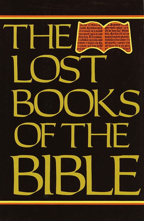 The lost books of the Bible include such works as the Book of Enoch, the Book of Jubilees, The Testament of Solomon, The Shepherd of Hermas, The Book of Maccabees, and many more. These books reveal much more information about the teachings and customs of early Christianity. They are also important sources of knowledge on the pre-Christian .... 