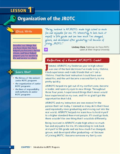 What are the objectives of the JROTC program