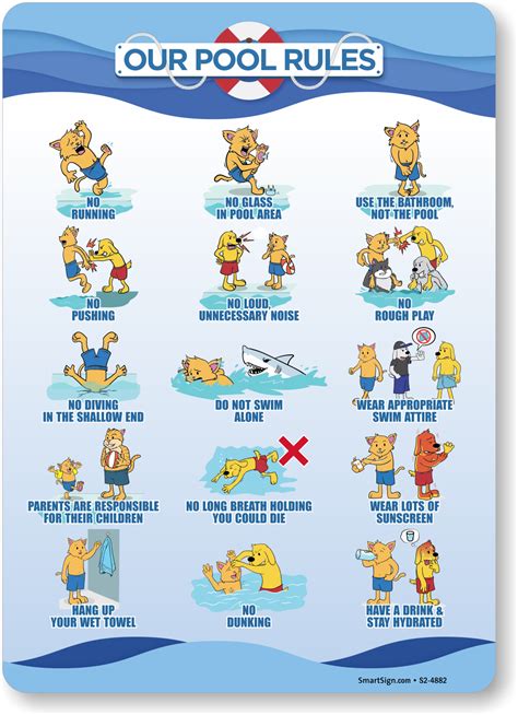 What are the swimming pool rules