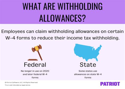 Key Takeaways A withholding allowance is an exemption that
