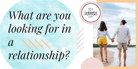 What are you looking for in a relationship. First, there’s someone you can call up at any time and talk to them if you have a hard time. Also, the intimacy and communication you have with them allow you to be more open … 