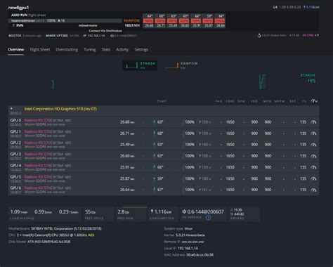 What are your hash-rates ? getting 26+ mh/s from RX5700?