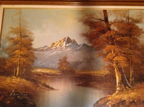 What can you tell me about an oil on canvas signed by G Whitman ...