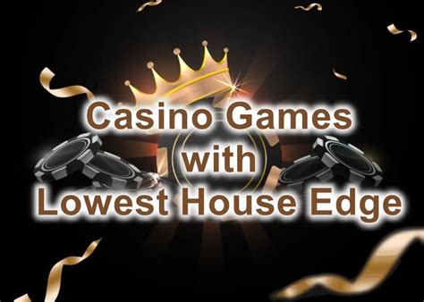 best casino game with lowest house edge