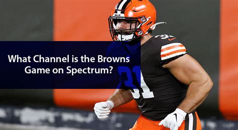 What channel is browns game on. Oct 8, 2022 · What to Know. The Cleveland Browns haven't won a game against the Los Angeles Chargers since Dec. 24 of 2016, but they'll be looking to end the drought on Sunday. Cleveland will take on Los ... 