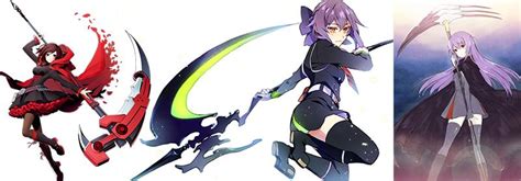 What characters in fiction uses a scythe? HQ, Manga, Light novels …