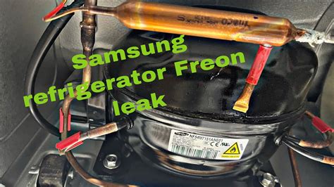 What color is freon when it leaks