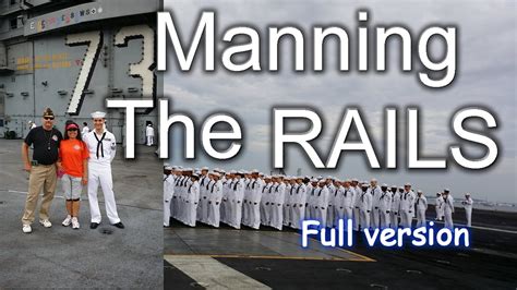 What custom did manning the rails originate? - Answers