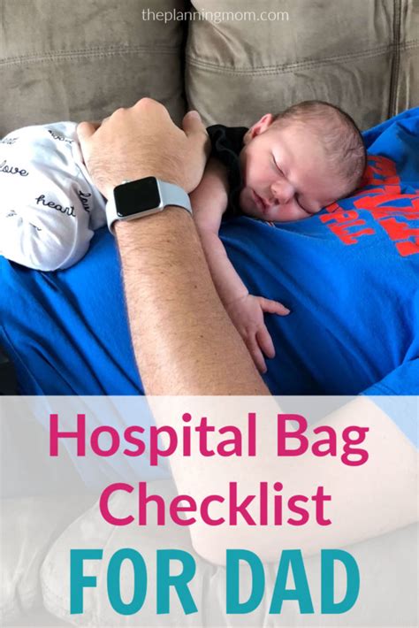 What dad should pack in hospital bag