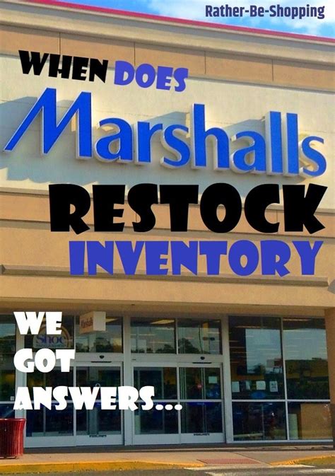 So i currently, work at Marshall's in Michigan. In my opinion, its right when we first open/ during the morning time 🤗. I work at Marshall i suggest you go early in the morning when they open the store. Well we’re i live my worked we get truck every day but people in stock room has no idea what comes because their in boxes or in crates and ...