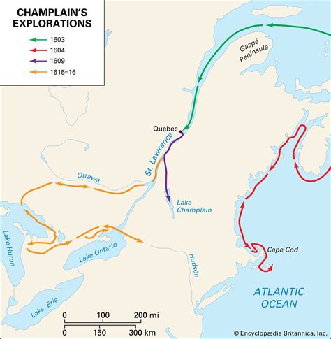 What did samuel de champlain discover