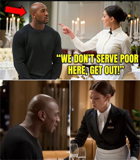 What did the waitress whisper to michael