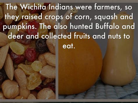 Wichita Tribe's Clothing: While men would go hunting, Wichita women would stay at their village, growing crops, preparing food and clothing, doing artifacts, and painting their bodies and clothing. Wichita's historical homeland would go from San Antonio, Texas up to Great Bend, in Kansas.. 