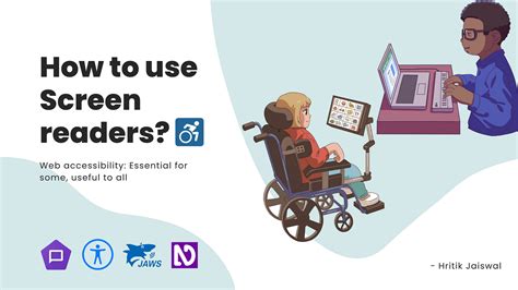 What disability needs screen readers