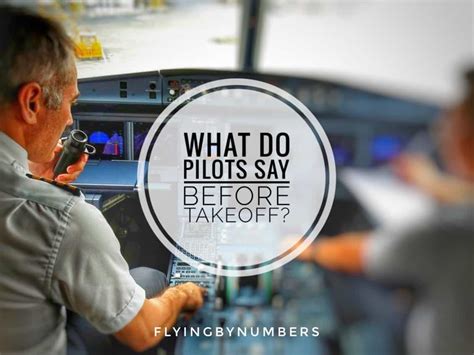 What do pilots do before takeoff