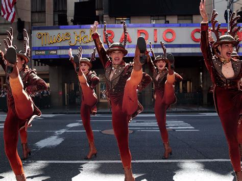 The group performed as part of the opening night of the Radio City Music Hall in 1932, and became known as the "Rockettes". They also performed in the first Christmas Spectacular at Radio City Hall in 1932, and the show has been performed annually ever since. Two of the dance pieces from the original production are still performed to this day!.